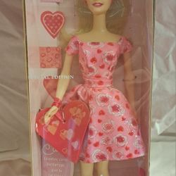 Valentine Wishes Barbie Doll Special Edition 2001 Mattel