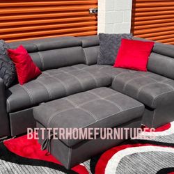 New sectional in box- $0 interest Finance available- shop now pay later.