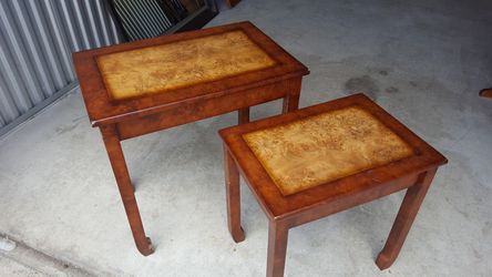 Pair of antique tables-NEED TO GO!