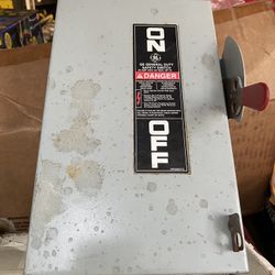 GE General Duty Safety Switch Box
