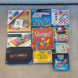 Lot of 10 logic games