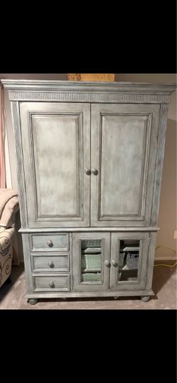 Wooden Media Armoire