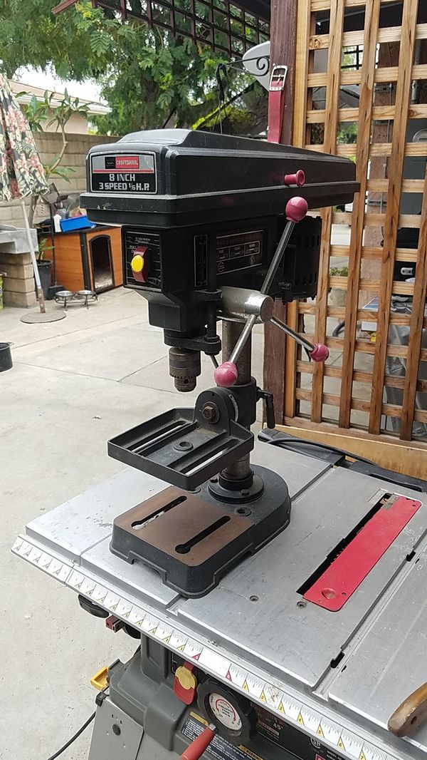 Craftsman bench top 8 inch drill press for Sale in San Fernando, CA