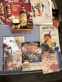 Box Of Unique Recipe Books