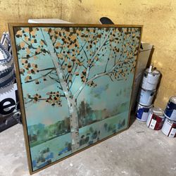 Large Framed Canvas- 