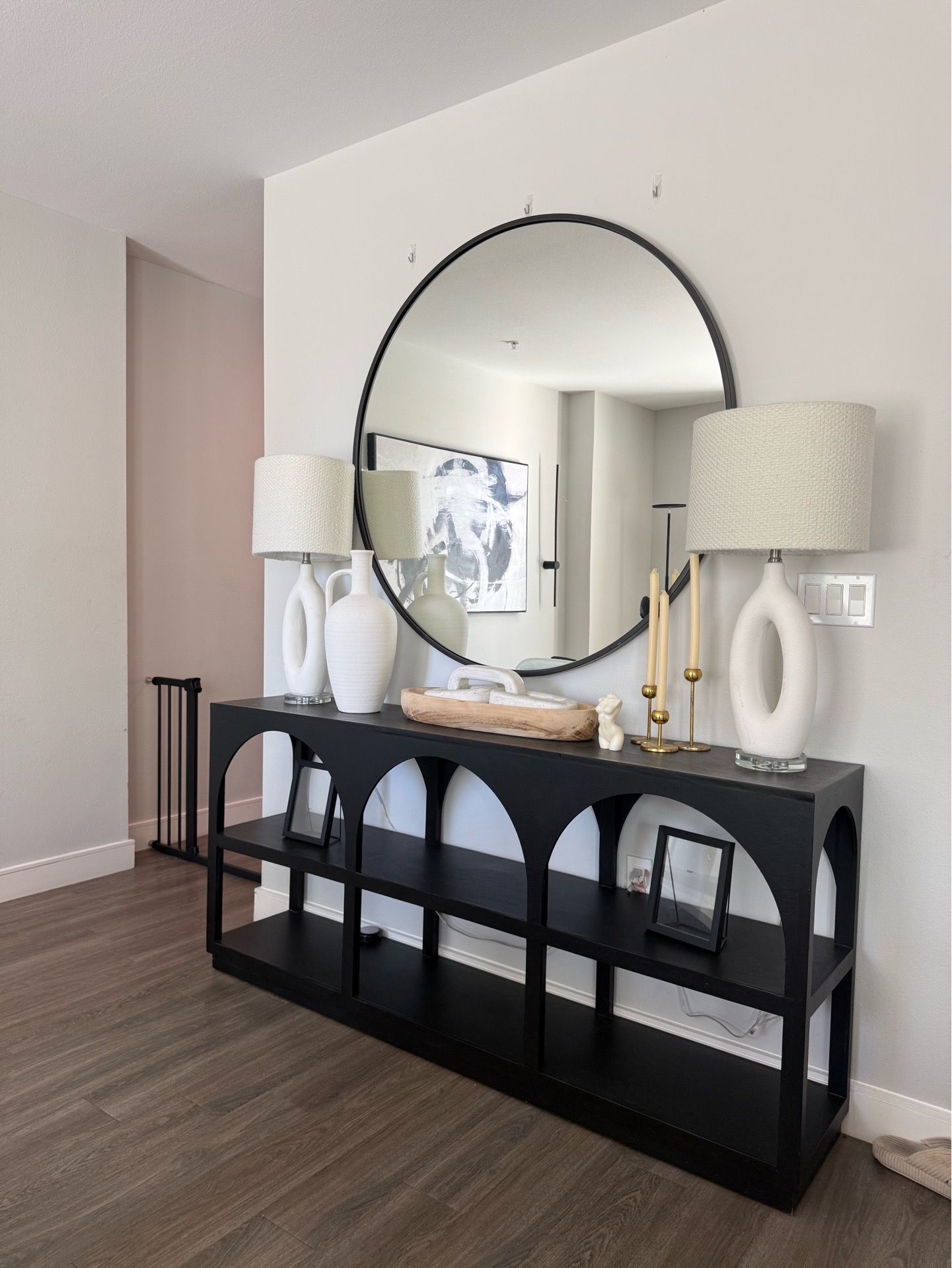 Console Table & Mirror $500 Total or $250 each