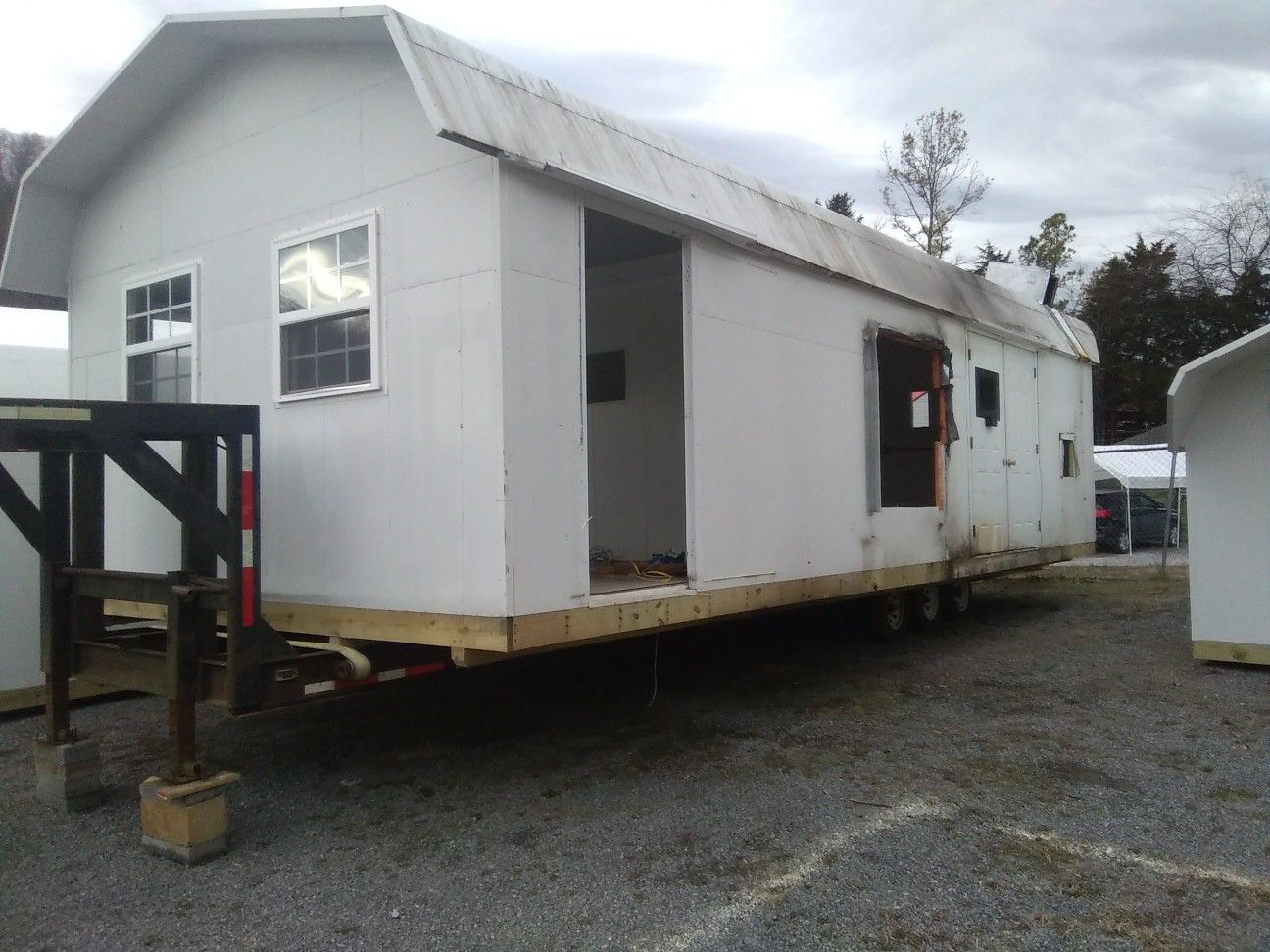 14x30 Used Insulated Steel Building Kitchen Office Cabin House