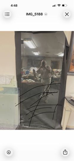 Frameless Shower Glass Door.