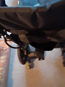 Black electric wheelchair