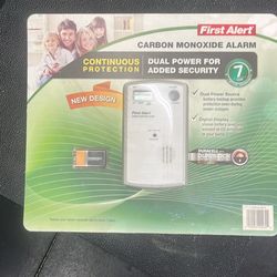 First Alert Carbon Monoxide Alarm