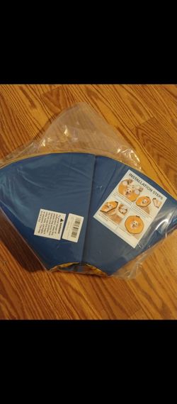 Soft Dog Cone Collar,Foam Cone for Dogs to Stop Licking After Surgery,Non Inflatable Dog Donut Cone (Orange, XXL)