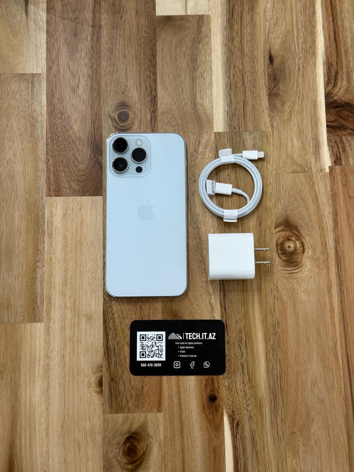 📱 iPhone 14 Pro Max | 128GB | Silver | Unlocked (Any Carrier)