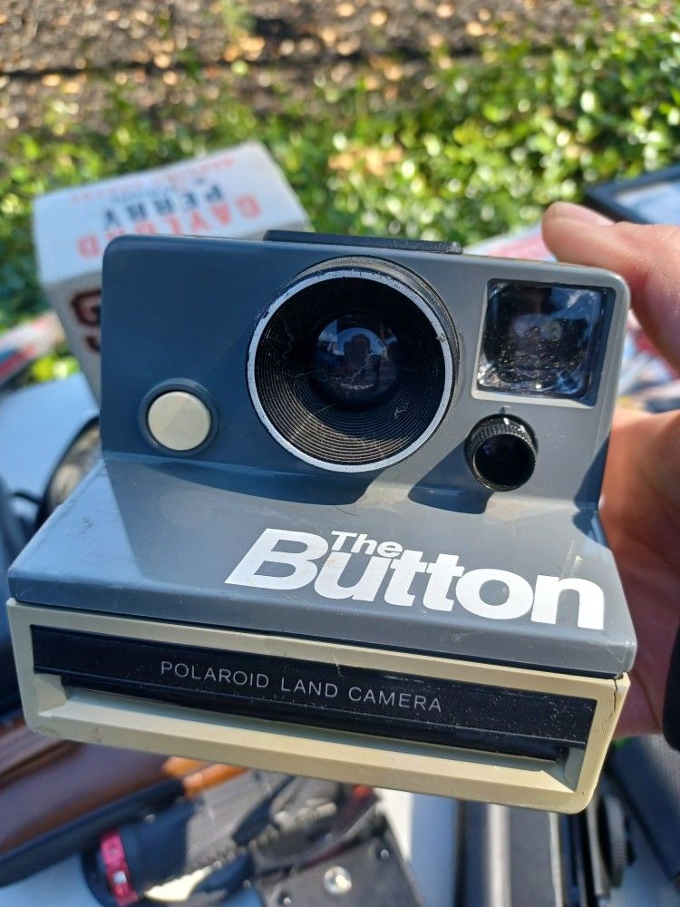 The Button Polaroid Camera 