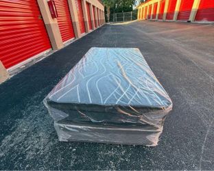 9” Twin Hybrid Mattress Set