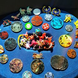 Pokémon Pins, Coins, & Figurines