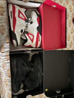 Jordan 4s 2 pairs