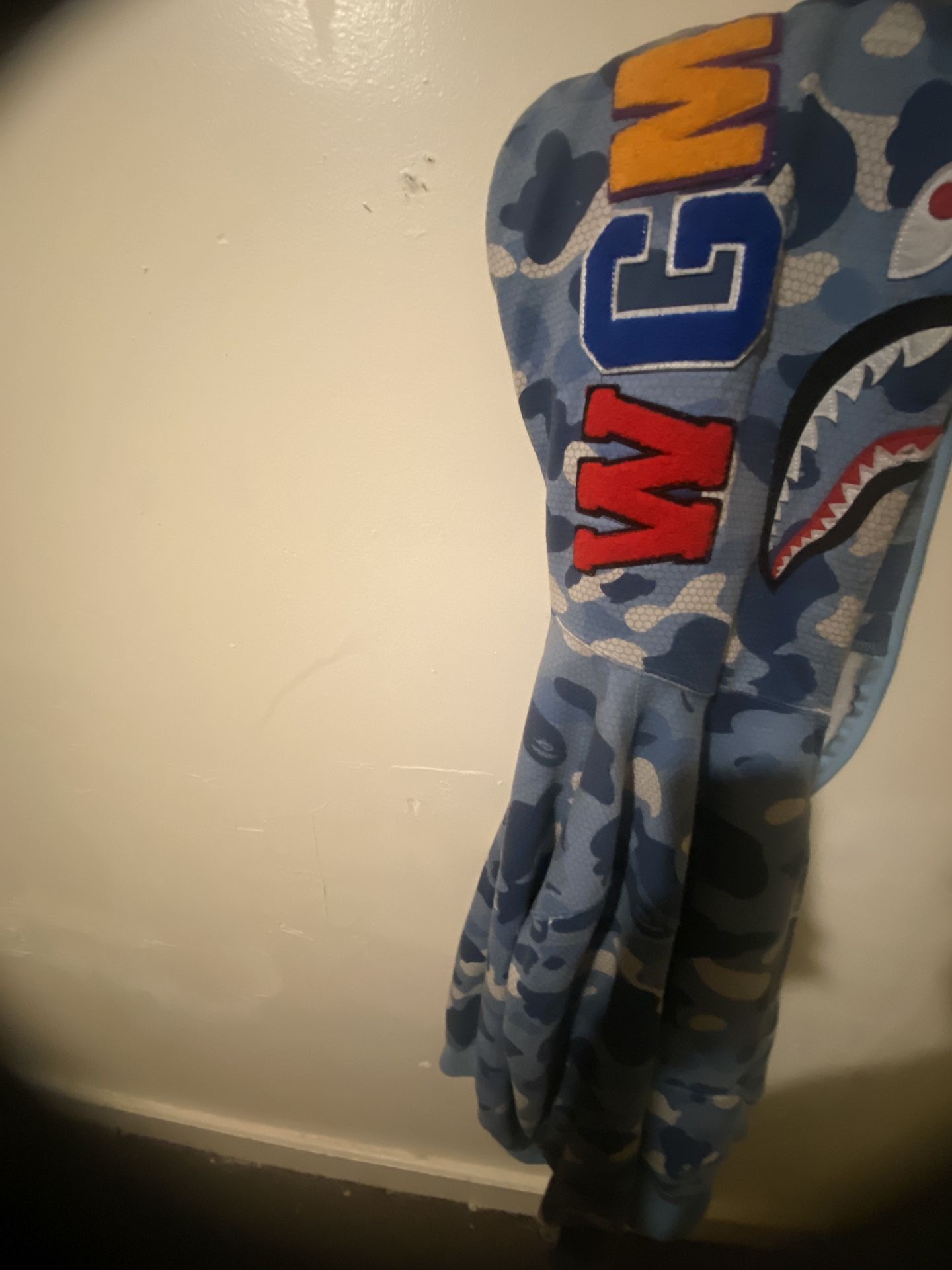 I Have A Blue Bape Hoodie For Sale Tap in
