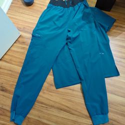 Dagacci Scrubs Polyester/Spandex Joggers Unisex (Large)