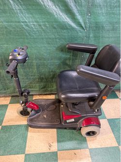Golden light buzz around electric wheelchair 2 brand new batteries 12volts works great with charger $550