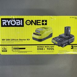 Ryobi 18v 2ah Battery And Charger Starter Kit