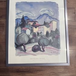 Print Of Hermann Hesse