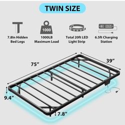 Twin Metal Bed Frame 