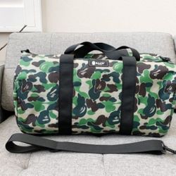 Bape camo duffel gym bag