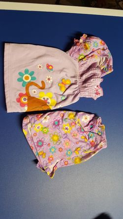 18 month girl's short pjs