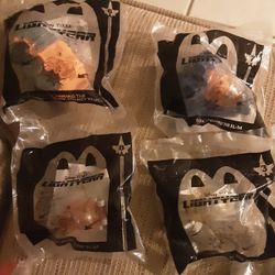 Mcdonalds Light Year Toy # 3 6 7 8 Lot Of 4