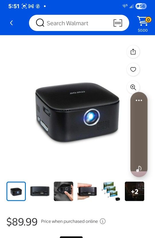 Miroir Mini Projector