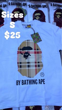 Extra small Burberry bape shirt