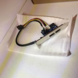 Desktop 2 Ports SATA To Power eSATA 9pin To USB 2.0 Converter