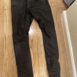 purple jeans
