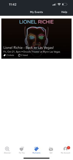 Lionel Richie Las Vegas Concert