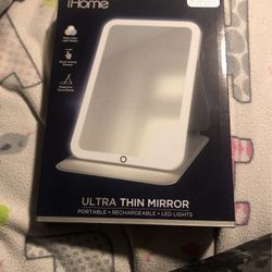 IHome ULTRA THIN LED Rechargeable MIRROR