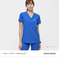 Figs Set XXS Royal Blue 