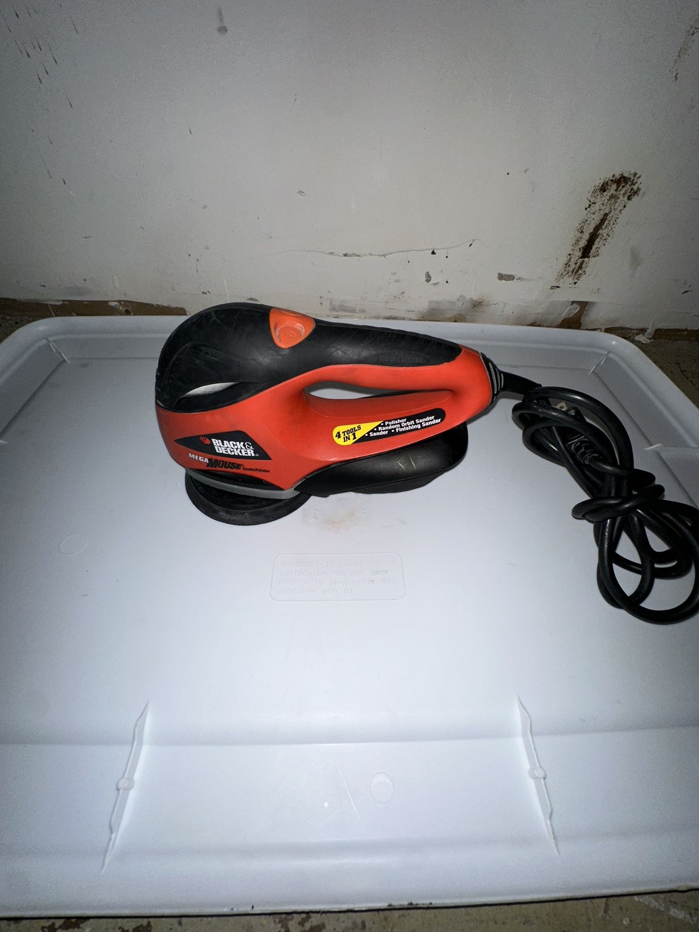 Black & Decker Mega Mouse 4-in-1 Sander/Polisher