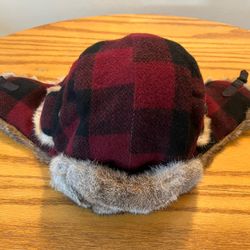 Rabbit Fur Wool Bomber Hat