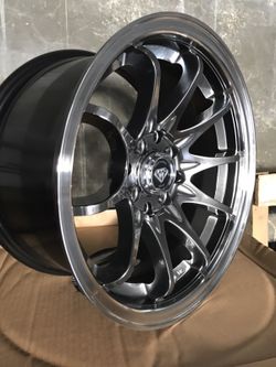 Brand new 15" hyper black 4 lug wheels