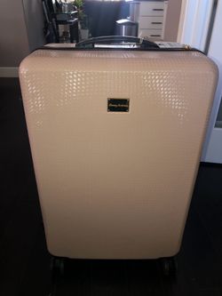 BRAND NEW, never used Tommy Bahama 28-inch large hardside luggage in "Latte" with tags still attached