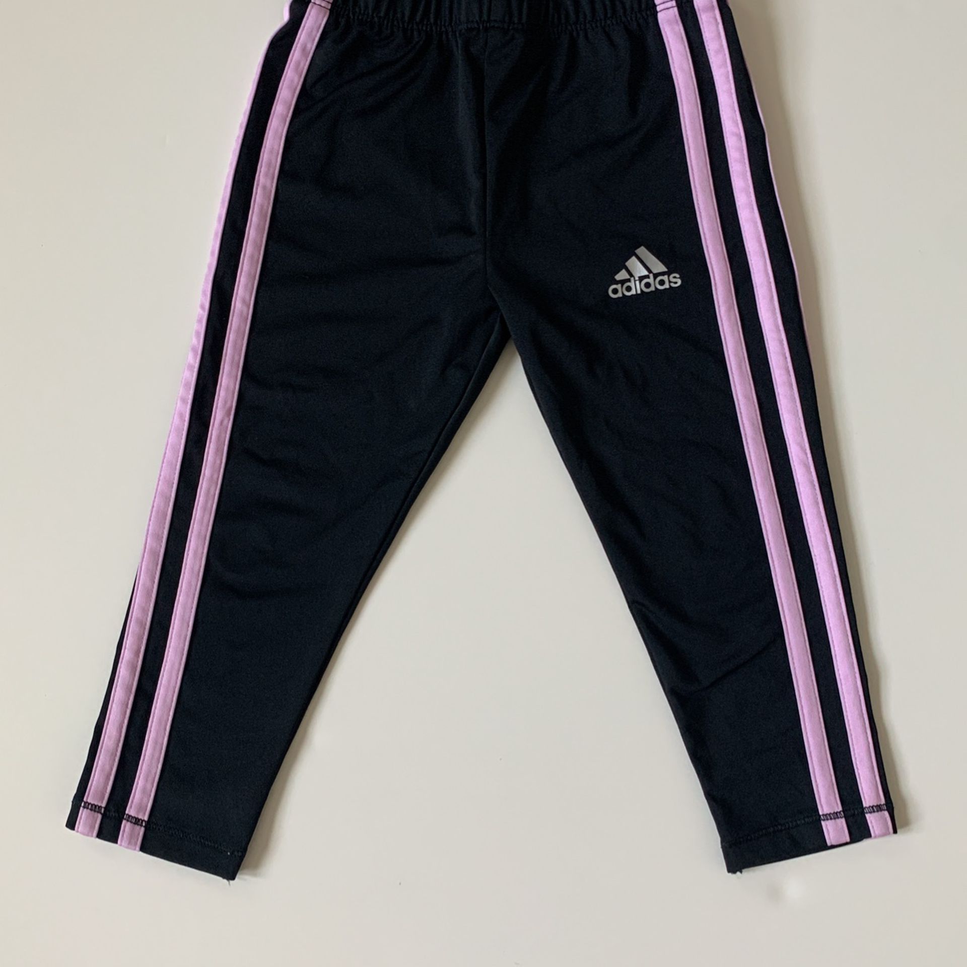 Adidas Toddler Girl Pants - Pink/Black- 3T