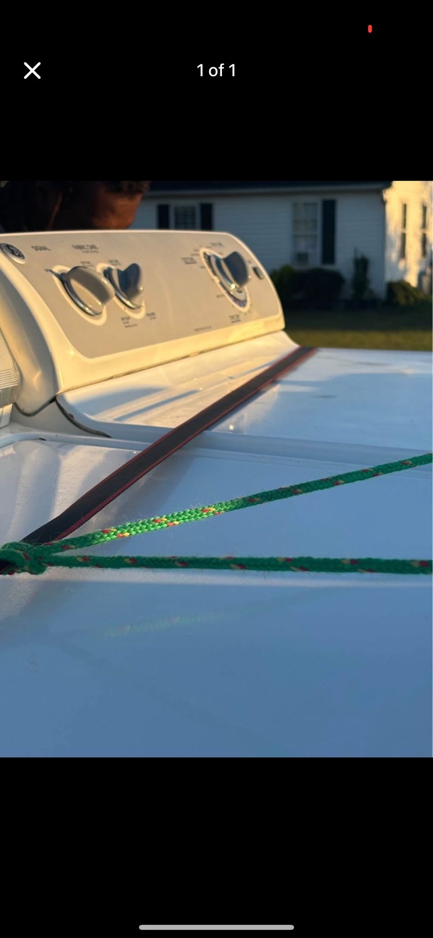 GE washer : Delivery available For A Prepaid Fee