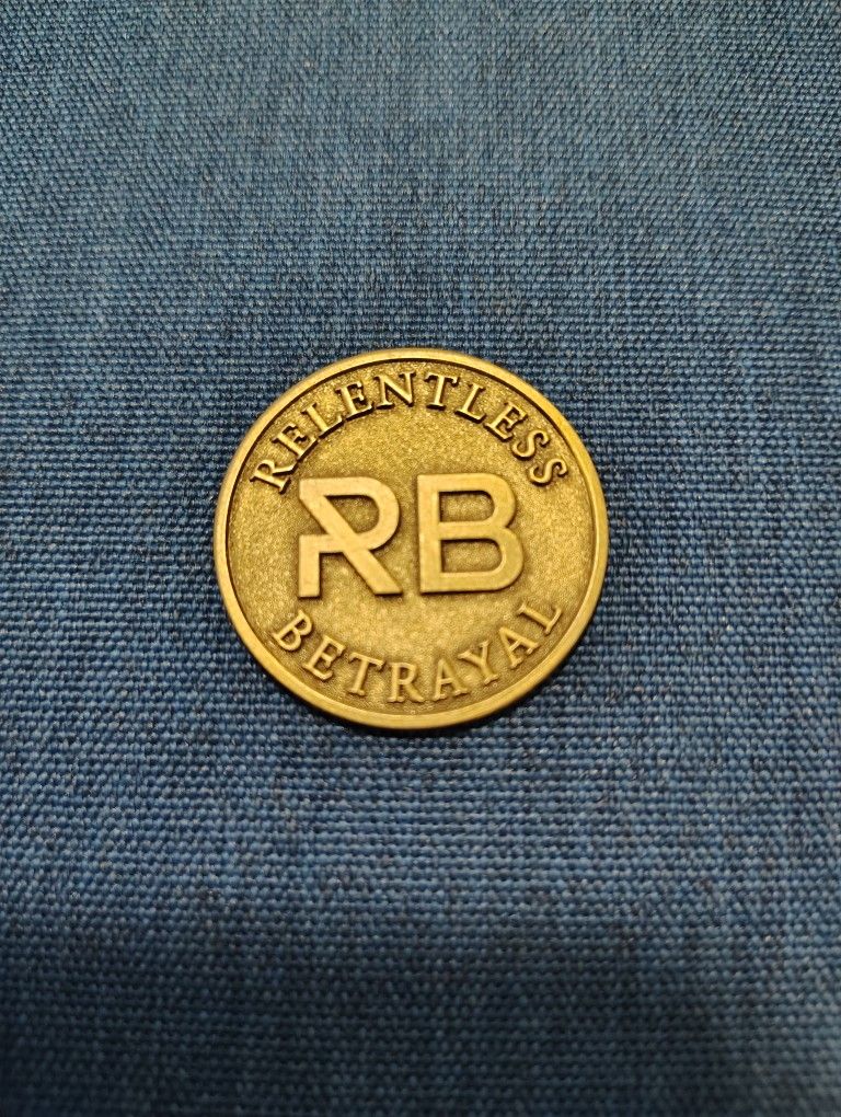 Relentless Betrayal Doubloon Coin Seize My Flesh Not My Soul (b16)