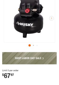 Husky Pancake Air Compressor
