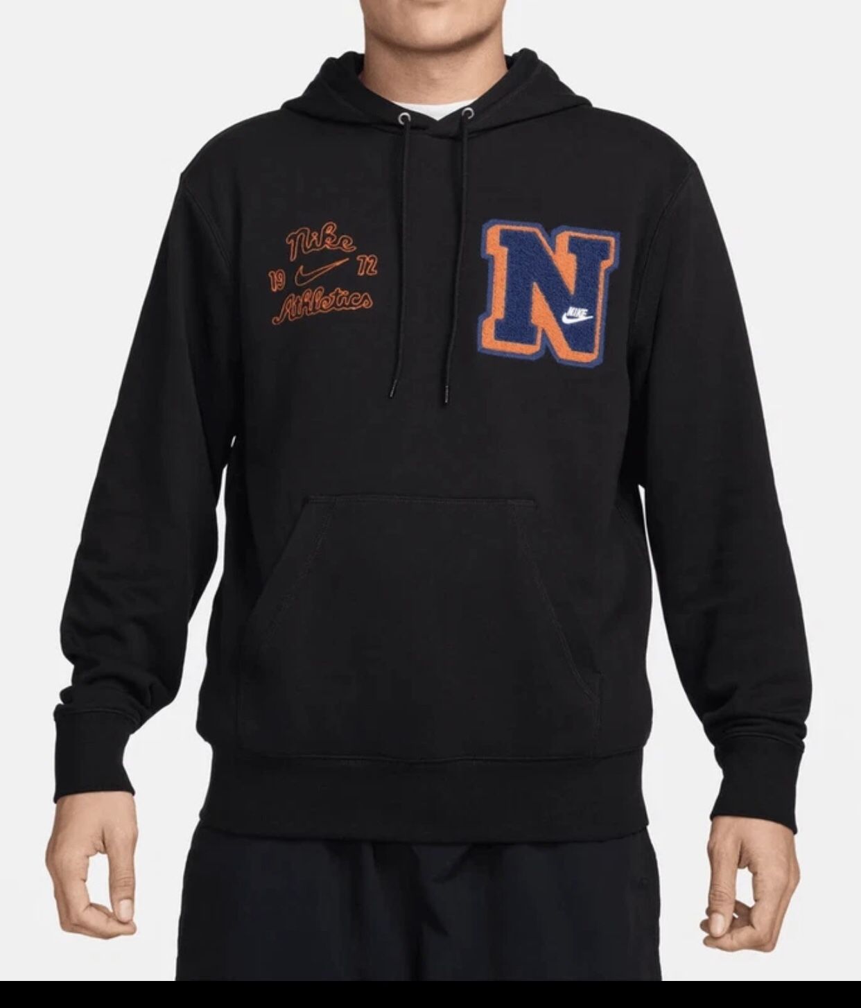 Nike Hoodie Sweatshirt Varsity French Terry Pullover FN3100-010 New