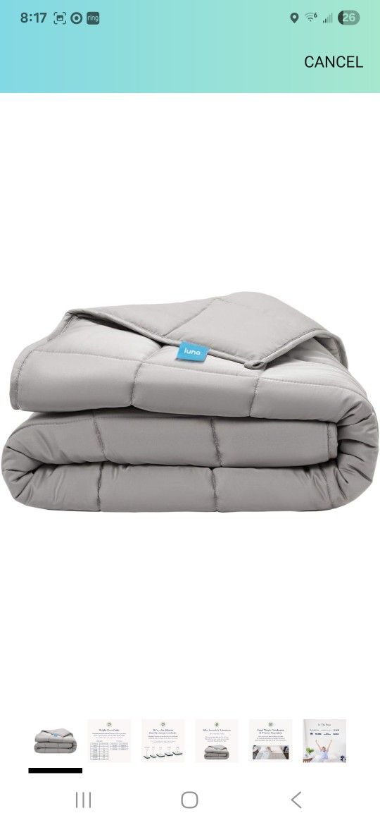 Luna Weighted Blanket 20lb