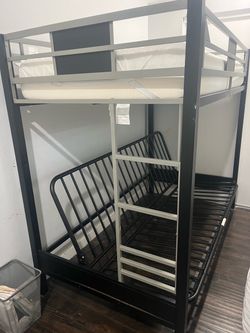 Twin-Over-Futon Bunk Bed