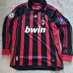 Ac Milan 2006 - 07 Jersey Kaka’ 22 With Patches / Camiseta Del Milan 2006 - 07 Kaka Con Parches