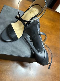 Black ZriEy Strappy High-Heel Sandal