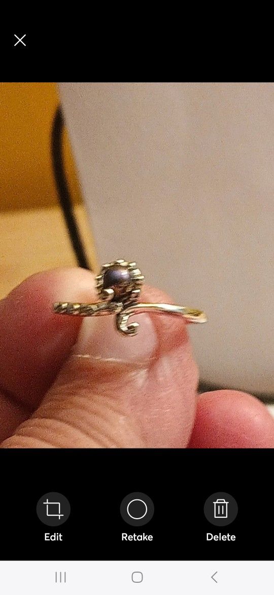 Pandora Disney Authentic Brand New Sterling Silver Little Mermaid Ursula Ring Size 7 Available